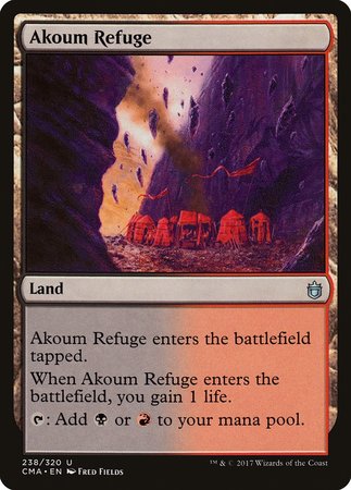 Akoum Refuge [Commander Anthology] | The Time Vault CA