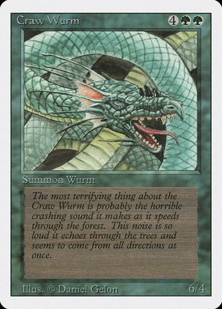 Craw Wurm [Revised Edition] | The Time Vault CA