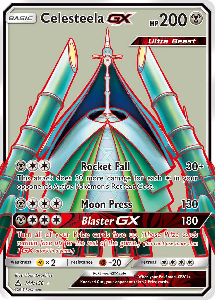 Celesteela GX (144/156) [Sun & Moon: Ultra Prism] | The Time Vault CA