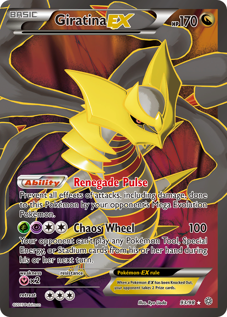 Giratina EX (93/98) [XY: Ancient Origins] | The Time Vault CA