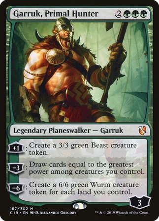 Garruk, Primal Hunter [Commander 2019] | The Time Vault CA