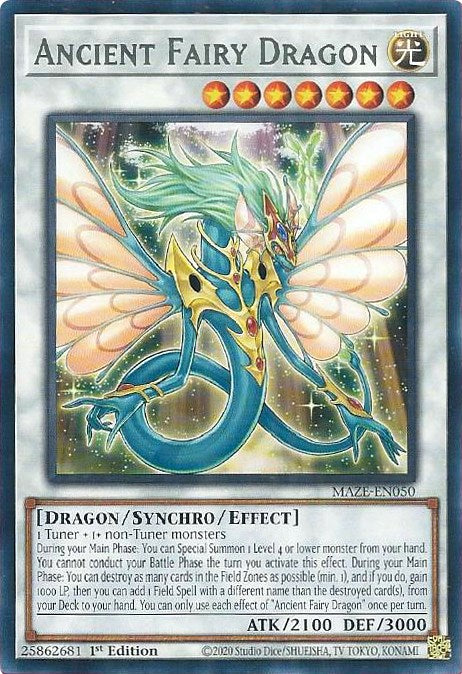 Ancient Fairy Dragon [MAZE-EN050] Rare | The Time Vault CA