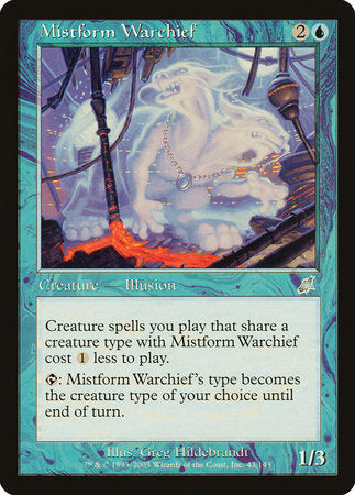 Mistform Warchief [Scourge] | The Time Vault CA