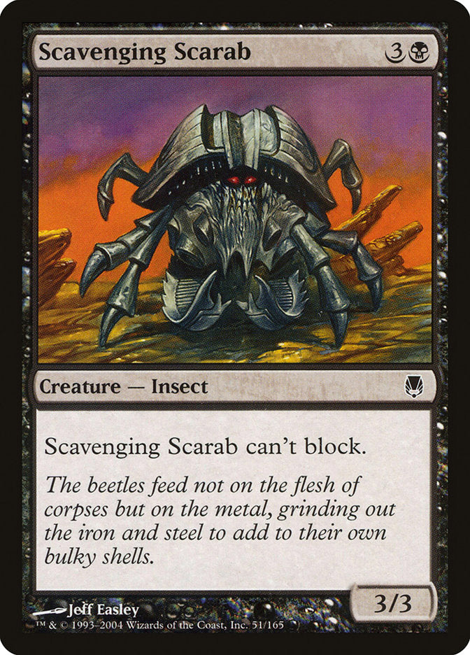 Scavenging Scarab [Darksteel] | The Time Vault CA