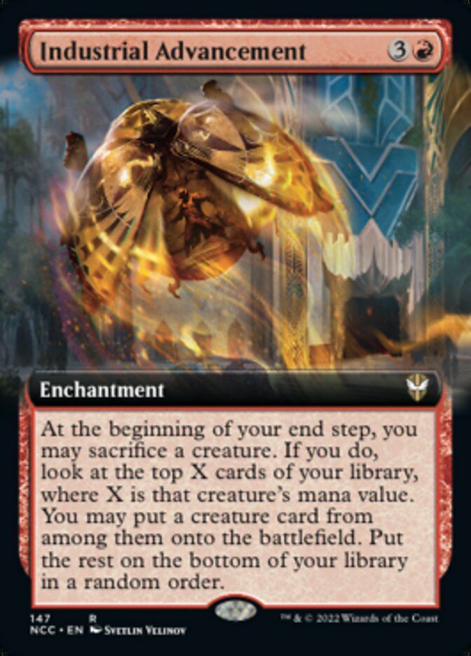 Industrial Advancement (Extended Art) [Streets of New Capenna Commander] | The Time Vault CA
