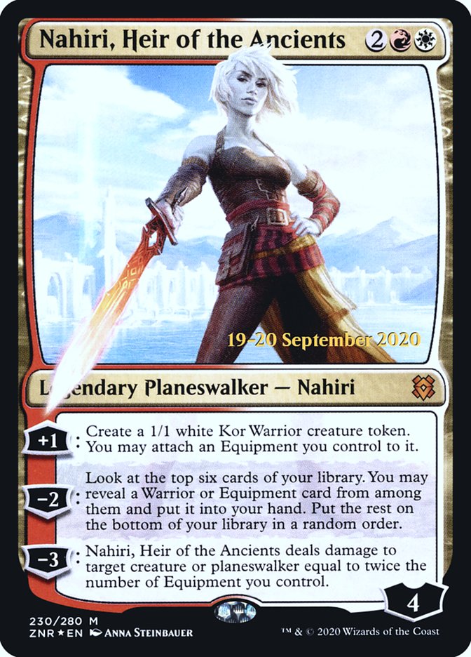 Nahiri, Heir of the Ancients  [Zendikar Rising Prerelease Promos] | The Time Vault CA