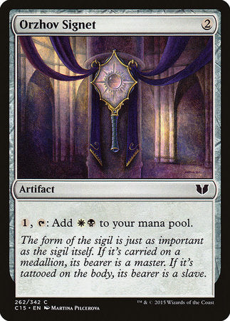Orzhov Signet [Commander 2015] | The Time Vault CA