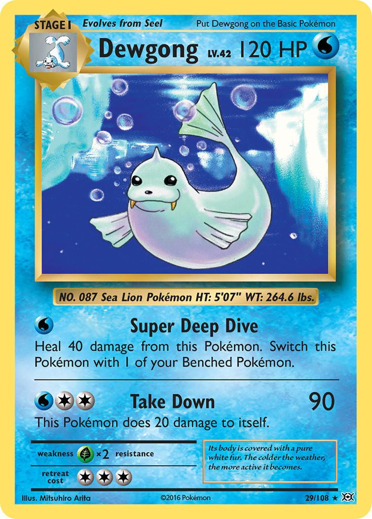 Dewgong (29/108) [XY: Evolutions] | The Time Vault CA