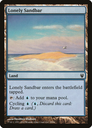 Lonely Sandbar [Duel Decks: Izzet vs. Golgari] | The Time Vault CA