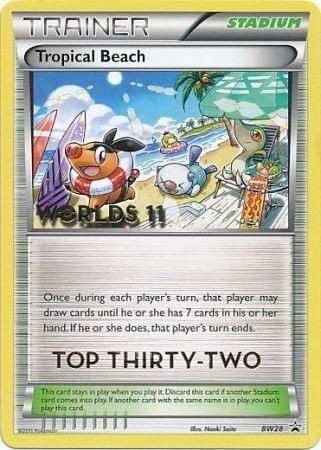 Tropical Beach (BW28) (Top 32) [Black & White: Black Star Promos] | The Time Vault CA