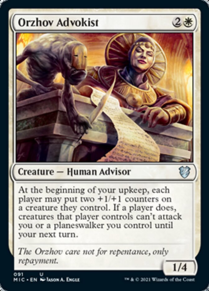 Orzhov Advokist [Innistrad: Midnight Hunt Commander] | The Time Vault CA