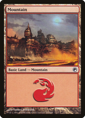 Mountain (243) [Scars of Mirrodin] | The Time Vault CA