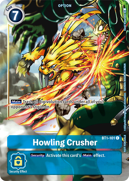 Howling Crusher [BT1-101] (Dash Pack) [Release Special Booster Ver.1.5 Promos] | The Time Vault CA