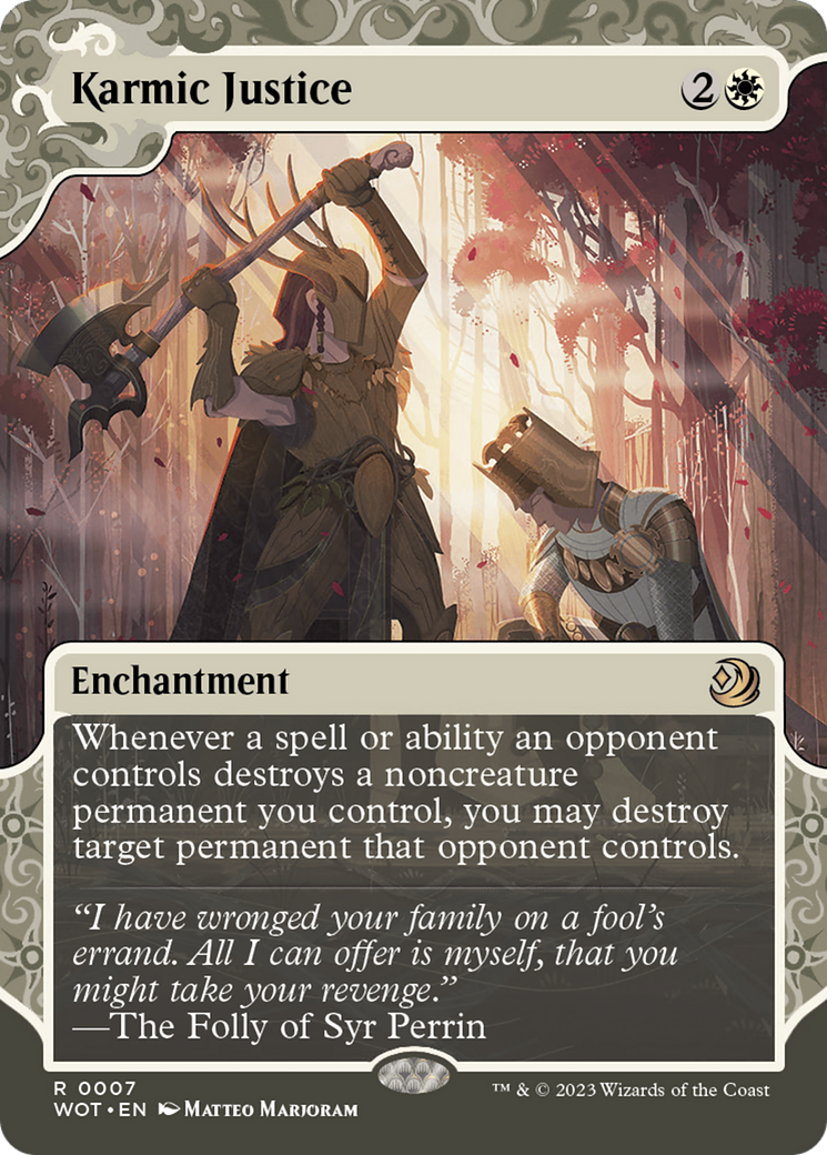 Karmic Justice [Wilds of Eldraine: Enchanting Tales] | The Time Vault CA