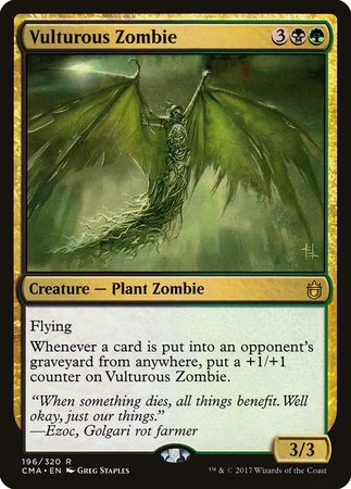 Vulturous Zombie [Commander Anthology] | The Time Vault CA