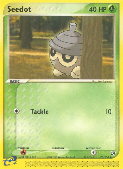 Seedot (77/100) [EX: Sandstorm] | The Time Vault CA