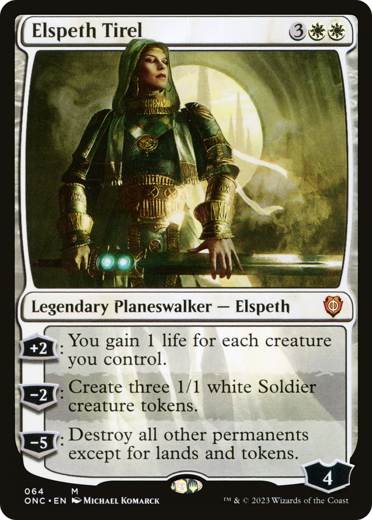 Elspeth Tirel [Phyrexia: All Will Be One Commander] | The Time Vault CA