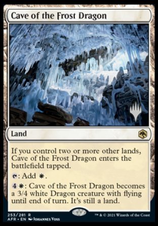 Cave of the Frost Dragon (Promo Pack) [Dungeons & Dragons: Adventures in the Forgotten Realms Promos] | The Time Vault CA