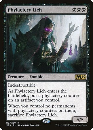 Phylactery Lich [Core Set 2019] | The Time Vault CA