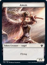 Angel // Elemental (010) Double-sided Token [Commander 2020 Tokens] | The Time Vault CA