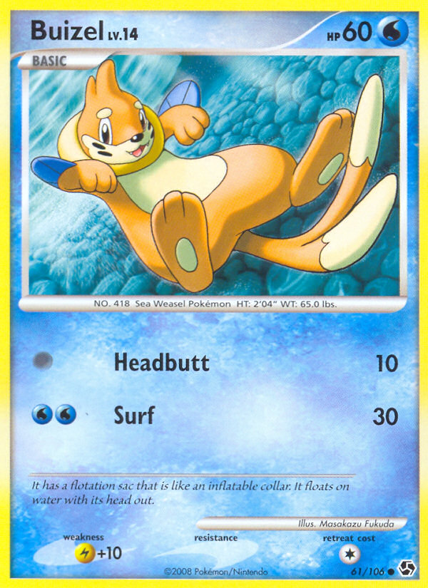 Buizel (61/106) [Diamond & Pearl: Great Encounters] | The Time Vault CA