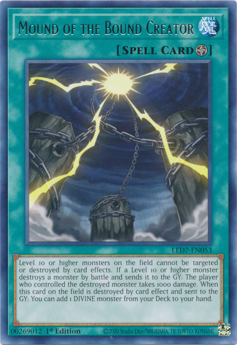 Mound of the Bound Creator [LED7-EN053] Rare | The Time Vault CA