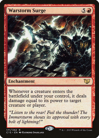 Warstorm Surge [Commander 2015] | The Time Vault CA