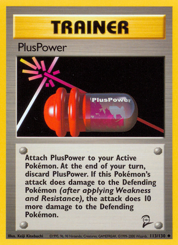 PlusPower (113/130) [Base Set 2] | The Time Vault CA