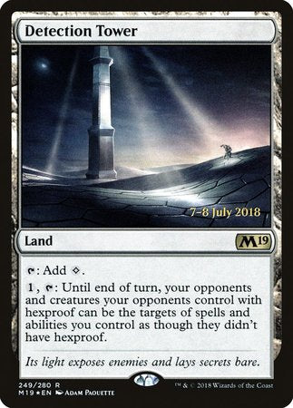 Detection Tower [Core Set 2019 Promos] | The Time Vault CA