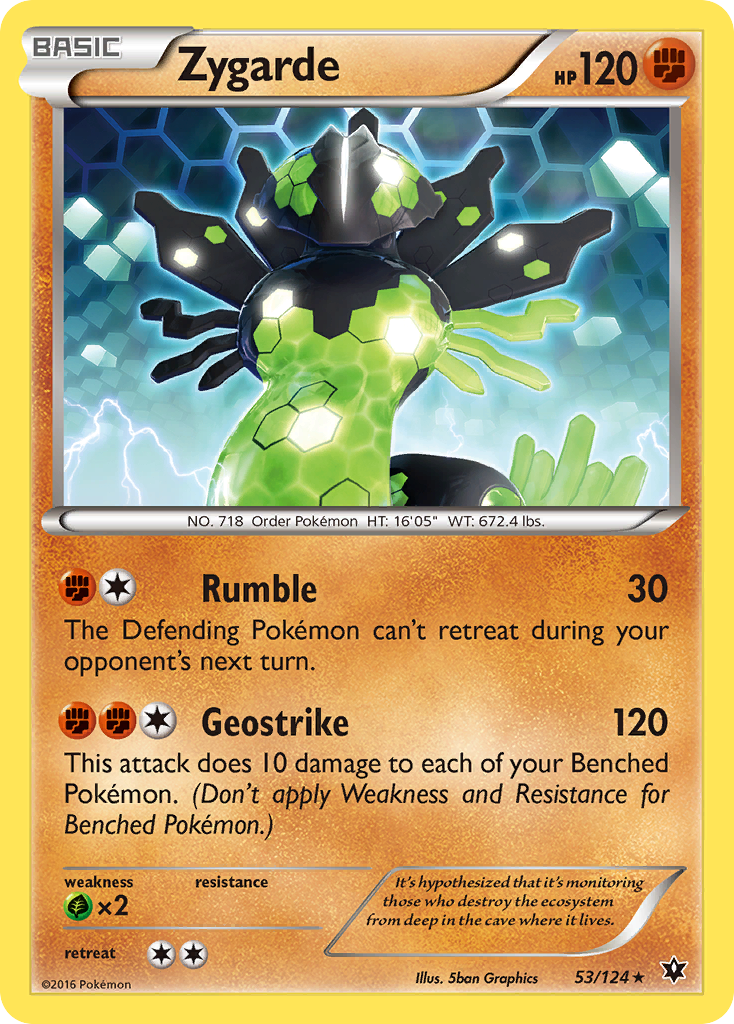 Zygarde (53/124) [XY: Fates Collide] | The Time Vault CA