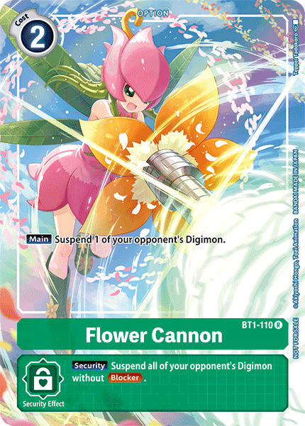 Flower Cannon [BT1-110] (Tamer's Evolution Box) [Release Special Booster Ver.1.0 Promos] | The Time Vault CA