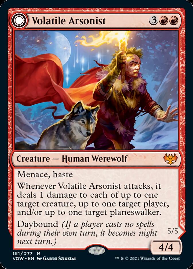 Volatile Arsonist // Dire-Strain Anarchist [Innistrad: Crimson Vow] | The Time Vault CA