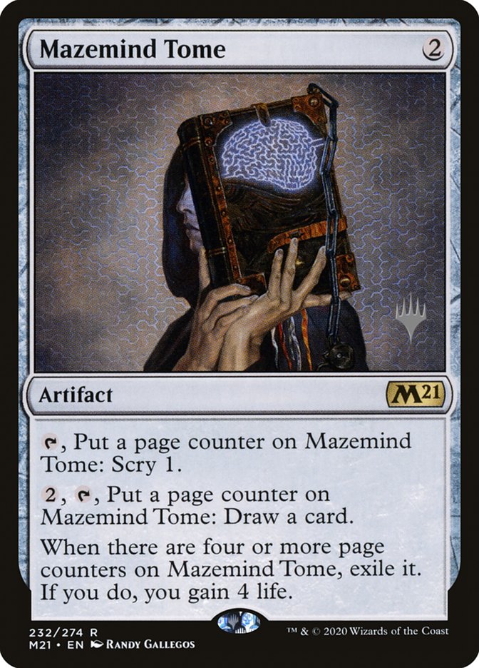 Mazemind Tome (Promo Pack) [Core Set 2021 Promos] | The Time Vault CA