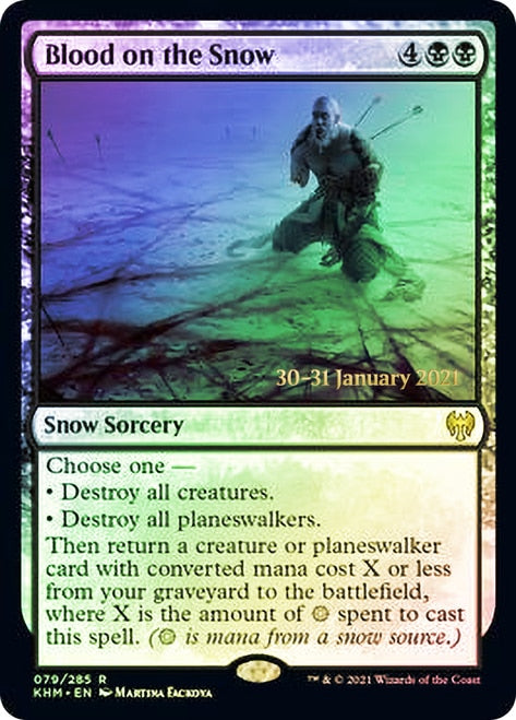 Blood on the Snow  [Kaldheim Prerelease Promos] | The Time Vault CA