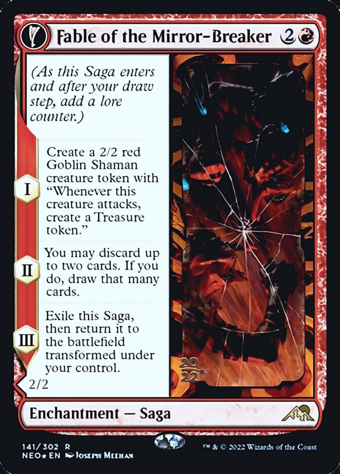 Fable of the Mirror-Breaker // Reflection of Kiki-Jiki [Kamigawa: Neon Dynasty Prerelease Promos] | The Time Vault CA