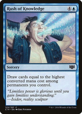 Rush of Knowledge [Commander 2014] | The Time Vault CA