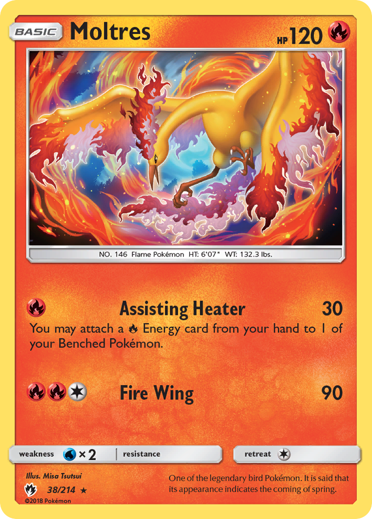 Moltres (38/214) [Sun & Moon: Lost Thunder] | The Time Vault CA