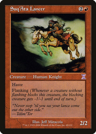 Suq'Ata Lancer [Time Spiral Timeshifted] | The Time Vault CA