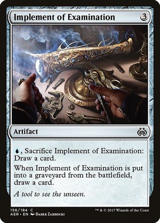 Implement of Examination [Aether Revolt] | The Time Vault CA
