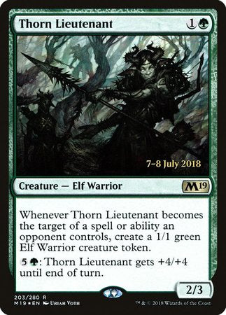 Thorn Lieutenant [Core Set 2019 Promos] | The Time Vault CA