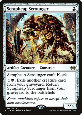 Scrapheap Scrounger [Kaladesh Promos] | The Time Vault CA