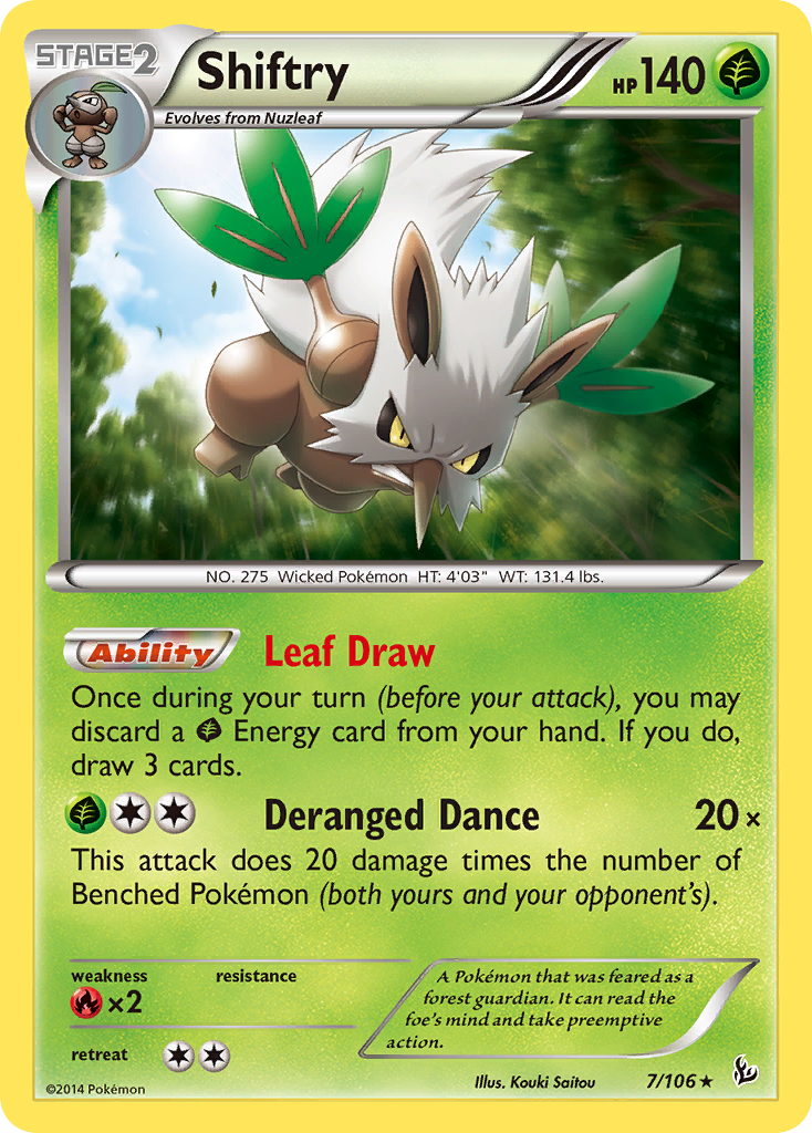 Shiftry (7/106) [XY: Flashfire] | The Time Vault CA