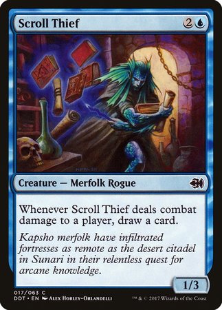 Scroll Thief [Duel Decks: Merfolk vs. Goblins] | The Time Vault CA