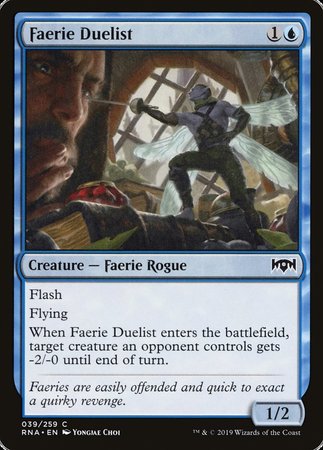 Faerie Duelist [Ravnica Allegiance] | The Time Vault CA