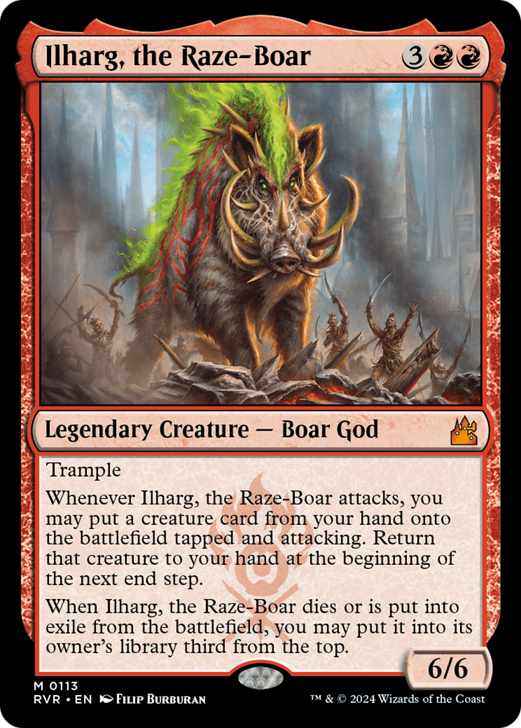 Ilharg, the Raze-Boar [Ravnica Remastered] | The Time Vault CA