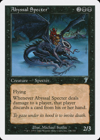 Abyssal Specter [Seventh Edition] | The Time Vault CA