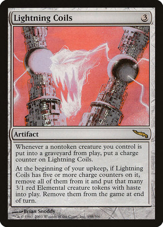 Lightning Coils [Mirrodin] | The Time Vault CA