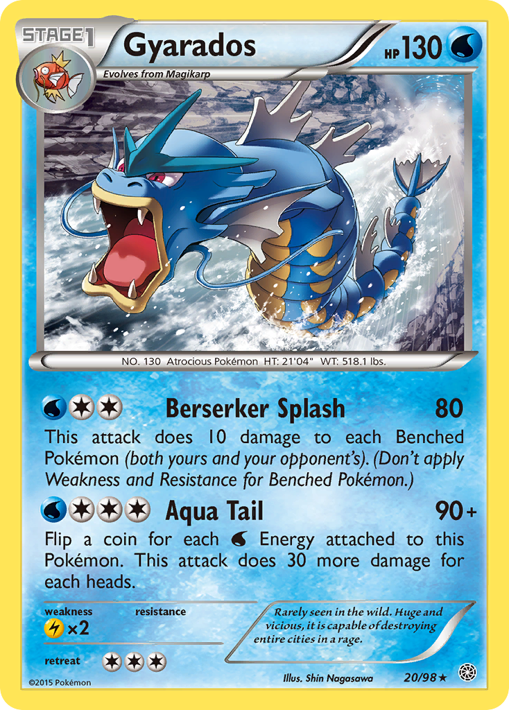 Gyarados (20/98) [XY: Ancient Origins] | The Time Vault CA