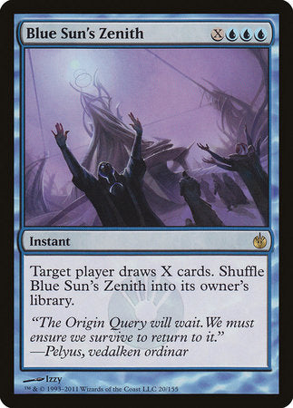 Blue Sun's Zenith [Mirrodin Besieged] | The Time Vault CA