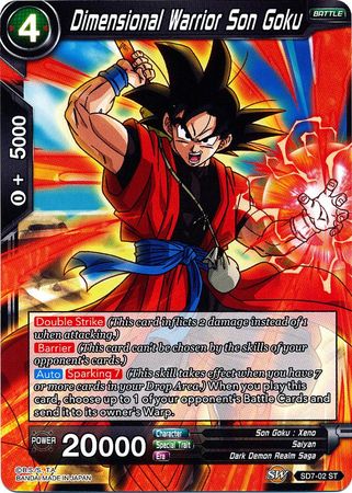 Dimensional Warrior Son Goku (Starter Deck - Shenron's Advent) (SD7-02) [Miraculous Revival] | The Time Vault CA